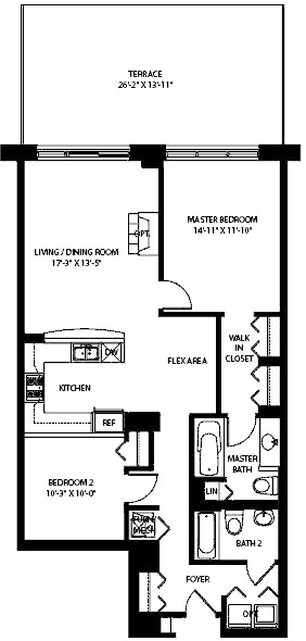 3140 N Sheffield Floorplan - 10 Tier*
